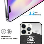 Personalized This Dad Grandpa Belongs To Palm Print TPU Phone Case for iPhone with 1-6 Names Birthday Father's Day Gift for Him