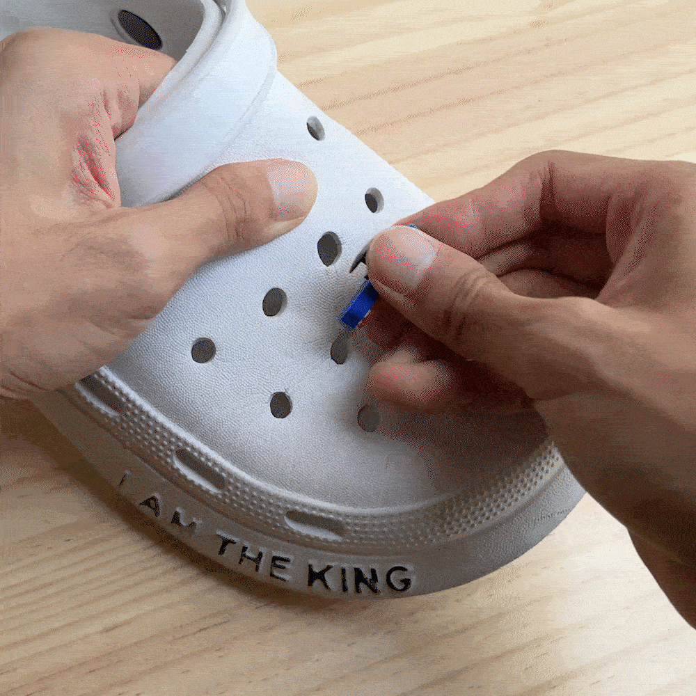 Personlig 3D-spelare nummer Clog Charm Skotillbehör Födelsedagspresent för sportälskare