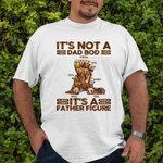 Personalised It's Not A Dad Bod It's A Father Figure T-shirt Sweatshirt with Beer Papa Bear and Baby Bears Funny Birthday Father's Day Gift for Family