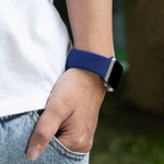 Personalised Firefighter First Responder Silicone Apple Watch Band with Engraved Name Birthday Father's Day Gift for Firefighter