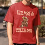 Personalised It's Not A Dad Bod It's A Father Figure T-shirt Sweatshirt with Beer Papa Bear and Baby Bears Funny Birthday Father's Day Gift for Family