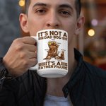 Birra personalizzata Papa Bear It's A Father Figure 11oz 15oz Ceramic Mug with 1-7 Baby Bears and Names Funny Father's Day Birthday Gift for Dad (rega