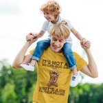 Personalised It's Not A Dad Bod It's A Father Figure T-shirt Sweatshirt with Beer Papa Bear and Baby Bears Funny Birthday Father's Day Gift for Family