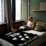 Personalized Mountains Forest Papa Bear Fleece Blanket with 1-12 Baby Bears and Names Father's Day Birthday Gift for Dad Grandpa