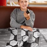 Gepersonaliseerde Baseball Basketball Nummer Zachte Deken met Naam Verjaardag Vaderdag Cadeau voor Sportfan