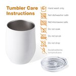 Personalised Cute Beach Girl Birth Flower 12oz Wine Tumbler with Name Birthday Wedding Beach Party Gift for Her