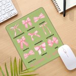 Tapis de Souris Personnalisé avec Parole Bénie Biblique et Nœud Papillon Cadeau Anniversaire pour Femme Chrétienne