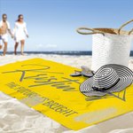 Personalized Super Absorbent Quick Dry Bachelor Cap Beach Towel with Name Multicolour Available Class of 2025 Graduation Party Gift for Graduates