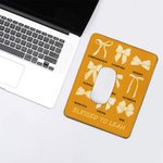 Tapis de Souris Personnalisé avec Parole Bénie Biblique et Nœud Papillon Cadeau Anniversaire pour Femme Chrétienne