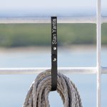 Gepersonaliseerde bootaccessoires Set van 4 bootriemen met naam Vaderdag Verjaardagscadeau voor vader opa