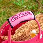 Personalized Pink Doll Luggage Handle Wrap with Name Travel Accessories Birthday Bridal Party Gift for Her