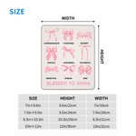 Tapis de Souris Personnalisé avec Parole Bénie Biblique et Nœud Papillon Cadeau Anniversaire pour Femme Chrétienne