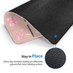 Tapis de Souris Personnalisé avec Parole Bénie Biblique et Nœud Papillon Cadeau Anniversaire pour Femme Chrétienne