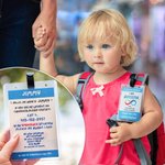 Carta d’identità personalizzata con nome e contatto d’emergenza autismo idea regalo utile per ritorno a scuola o viaggi gite per bambini