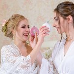 Personlig fødselsblomst glitter rund 5 oz bærbar flaske med rhinestone lokk og navn bursdag brudepike festgave til henne