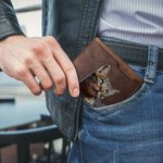 Personalisierte Haustier Porträt Ölmalerei Stil PU-Leder Herrn Geldbörse mit Namen Fächern Vatertag Geburtstag Geschenk für Haustierliebhaber