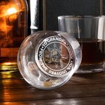 Personalized Fist Bump 10oz Whisky Glass with Laser Engraved 1-8 Kid Name Father's Day Birthday Gift for Him