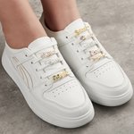 Personalised Pair of Stainless Steel Watercolor Birth Flower Shoelace Charms Shoe Buckles with Name Birthday Gift for Her