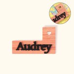 Gepersonaliseerde 2 in 1 Houten Kruissteek Lijnmarkeerder en Magnetische Naaldhouder met Naam Verjaardag Moederdag Cadeau voor Kruissteekliefhebber