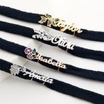 Personalised Pair of Stainless Steel Watercolor Birth Flower Shoelace Charms Shoe Buckles with Name Birthday Gift for Her