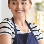 Personalized Heart Scissor Comb Hair Dryer Necklace with Name Minimalist Jewellery Birthday Gift for Stylists Hairdressing Lovers