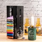 Dispenser porta-lattine in metallo personalizzato con apribottiglie e testo Bar Club Wedding Party Accessorio Festa del Papà Regalo per gli amanti del