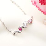 Personalised Dainty 1-6 Birthstones Bracelet with Engraved Names Birthday Anniversary Gift for Mom Grandma