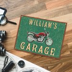 Personalized Retro Car Photo Metal Sign with Text Garage Workshop Decoration Father's Day Gift for Car Lovers