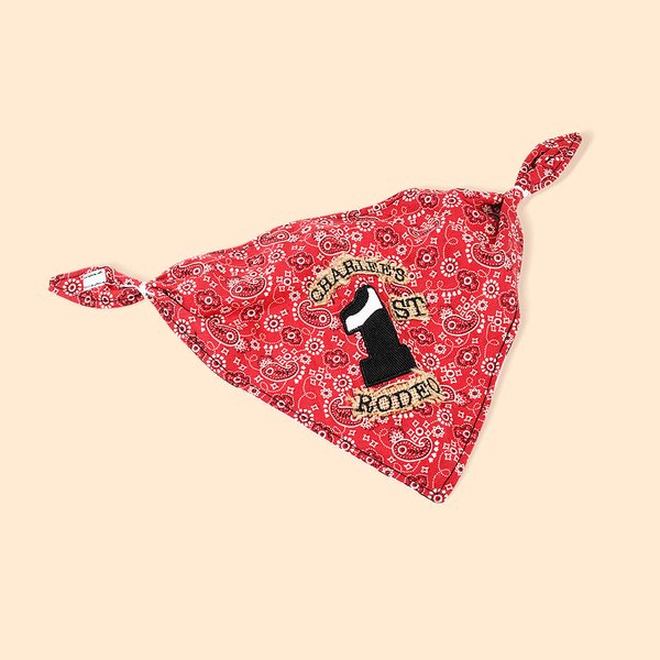 Personalizado 1er Cumpleaños Rodeo Cowboy Baby Burlap Bandana Bib with Name Baby Shower Birthday Party Gift for Baby