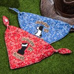 Personalized 1st Birthday Rodeo Cowboy Baby Burlap Bandana Bib with Name Baby Shower Birthday Party Gift for Baby