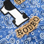 Personalized 1st Birthday Rodeo Cowboy Baby Burlap Bandana Bib with Name Baby Shower Birthday Party Gift for Baby