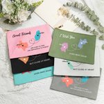 Personalized Long Distance State Map Makeup Bag with Name and Text Portable Travel Accessory Birthday Graduation Gift for Her