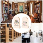 1 Paire de Serre-livres en Bois Personnalisée avec Fleur de Naissance Cadeau Remerciement Rentrée pour Professeur