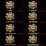 Personalized Best Dad Repair Tool Throw Pillow Cover with 1-8 Kid Names Father's Day Birthday Gift for Dad Grandpa