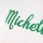 Bolsa de maquillaje de lona personalizada con nombre de purpurina Accesorio de viaje portátil Regalo de boda de cumpleaños para mujer