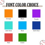 Personalisierte Runde Baseball Softball hölzerne Ohrringe mit Namen und Nummer Geburtstag Jahrestag Geschenk für Sportliebhaber