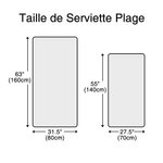 Serviette de Plage Personnalisée avec Prénom Portrait Animal Style Peinture à l'Huile Cadeau Anniversaire Voyage pour Amoureux d'Animal de Compagnie