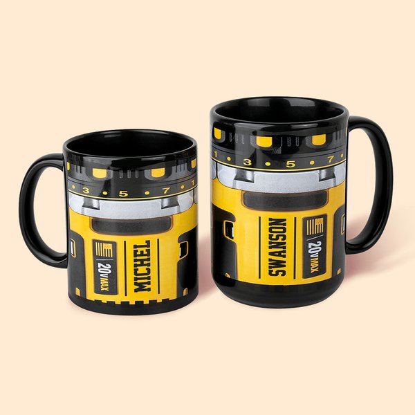 Personalized Mechanic Power Tool Mug 20oz Tumbler Skinny Tumbler with Name Father's Day Birthday Gift for Machinist Repairman Handyman
