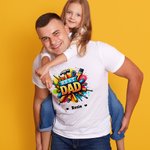 Maglietta personalizzata Best Dad Repair Tool Design 100% cotone con 1-8 nomi di bambini Regalo di compleanno per la festa del papà per il nonno