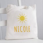 Personalisierte Strand Spaß Sonnenbrille Kokosnuss Palm Canvas Tragetasche mit Namen große Kapazität Reise Urlaub Geschenk für Frauen