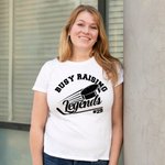 Personalisierte Busy Raising Eishockey 100% Baumwolle T-Shirt mit Nummer Geburtstag Jahrestag Geschenk für Eishockey Mama