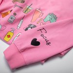 Personalised Multicolor Medical Instrument Pattern Design T-Shirt Sweatshirt with Text Nurse Graduation Birthday Gift for Nurse Doctor