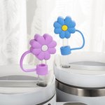 Perla personalizzata iniziale Bottiglia d'acqua Borsa Pouch per 40 oz Stanley Tumbler con cinghia regolabile e topper di paglia Regalo di compleanno p