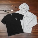 Elementi personalizzati del parrucchiere Ricamo T-shirt Zip Up Hoodie con iniziale o nome Regalo per stilisti Amanti dei parrucchieri