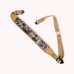 Personalized Adjustable Camo Hunting Sling Shoulder Strap with Embroidery Text and Metal Swivels Practical Gift for Hunter