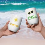 Verre à Vin 350 ml Personnalisé avec Nom Fruits Flamant Fleur Thème d'Été Cadeau Plage Enterrement de Vie de Jeune Fille pour Demoiselle d'Honneur