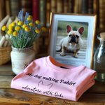 Personalisierte My Dog Walking 1-3 Hund Ohr Umrisse Multicolor T-Shirt Sweatshirt Hoodie mit Namen Geburtstag Geschenk für Tierliebhaber