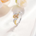 Personalised I Am Enough To Defeat Cancer Ring with Pink Ribbon Engraved Text and Card Breast Cancer Awareness Encouragement Gift for Women