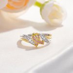 Personalised I Am Enough To Defeat Cancer Ring with Pink Ribbon Engraved Text and Card Breast Cancer Awareness Encouragement Gift for Women