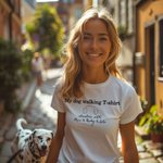 Personalisierte My Dog Walking 1-3 Hund Ohr Umrisse Multicolor T-Shirt Sweatshirt Hoodie mit Namen Geburtstag Geschenk für Tierliebhaber